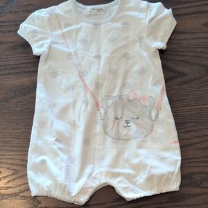 Mayoral White Bear Graphic Bodysuit